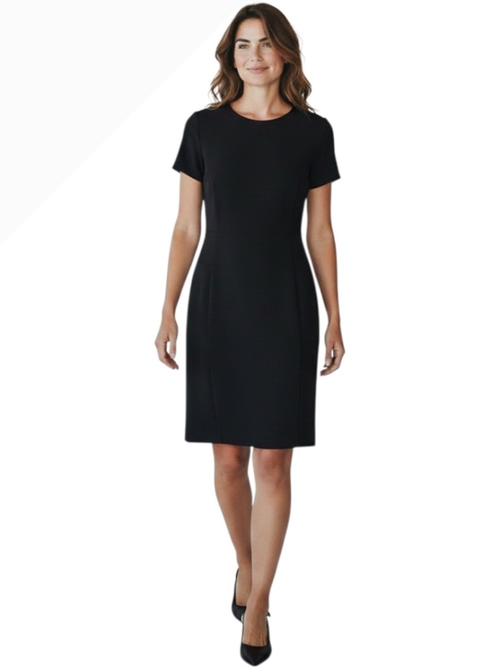 Wilfred Aritzia Mignonne Black Stretch Ponte Bodycon Mini Dress XS
